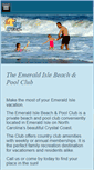 Mobile Screenshot of emeraldislebeachclub.com